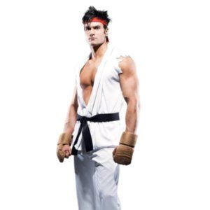 Adult Street Fighter Ryu Halloween Costume (M)